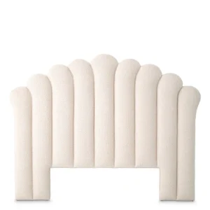 Eichholtz Hoofdbord Trapezium Bouclé crème