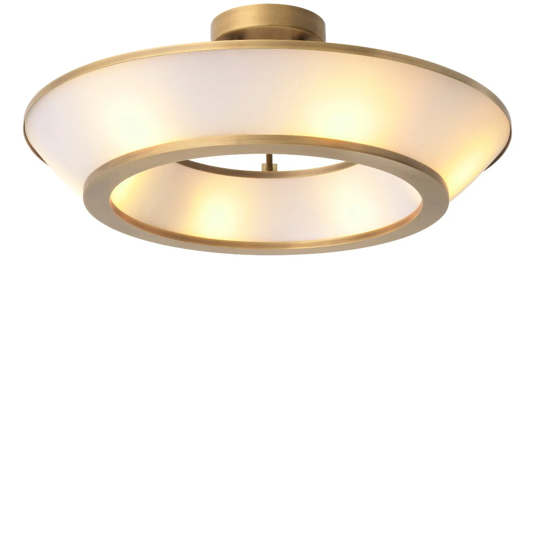 Eichholtz plafondlamp Ferette antiek messing - Afbeelding 4