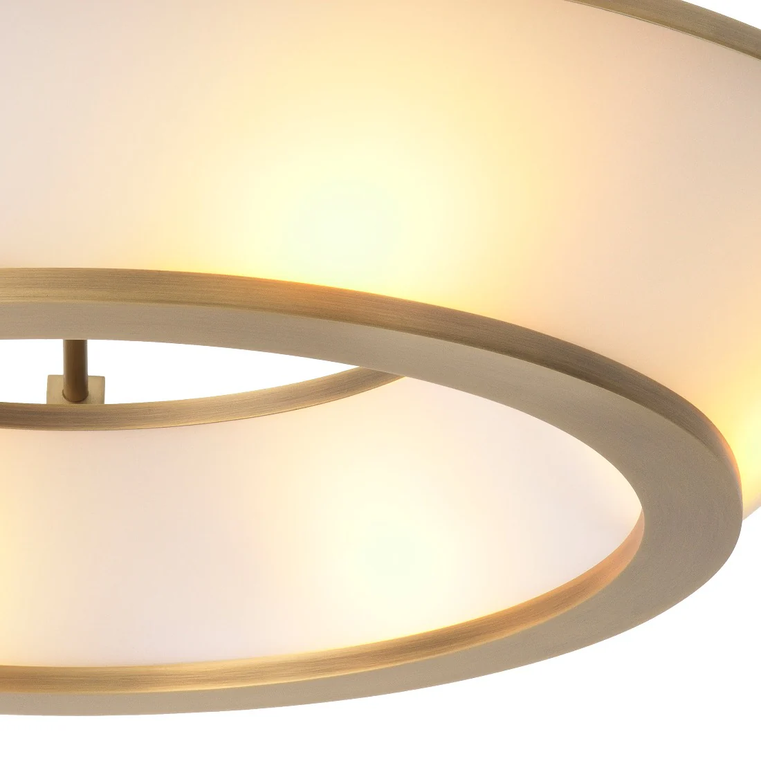 Eichholtz plafondlamp Ferette antiek messing - Afbeelding 6