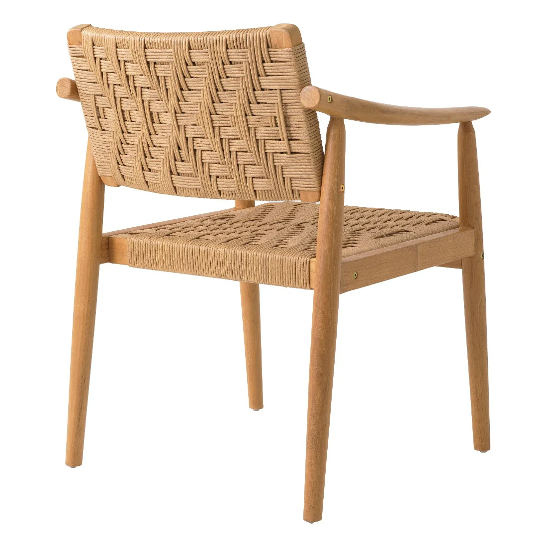Outdoor dining chair Eichholtz Coral Bay Naturel set of 2 - Afbeelding 6