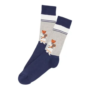 Arthur- Kousen TU teddybeer Tennis Grijs/Blauw