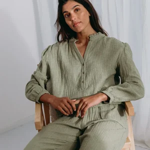 Alice et Maman- Pyjama Kiara Tetra Sage Green