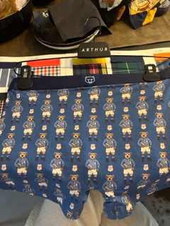 Arthur- Boxershort Heren Mac Pili Beer Blauw