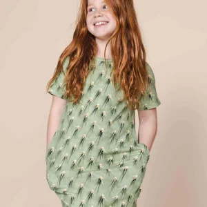 Cozy Cactus T-Shirt Dress Kids