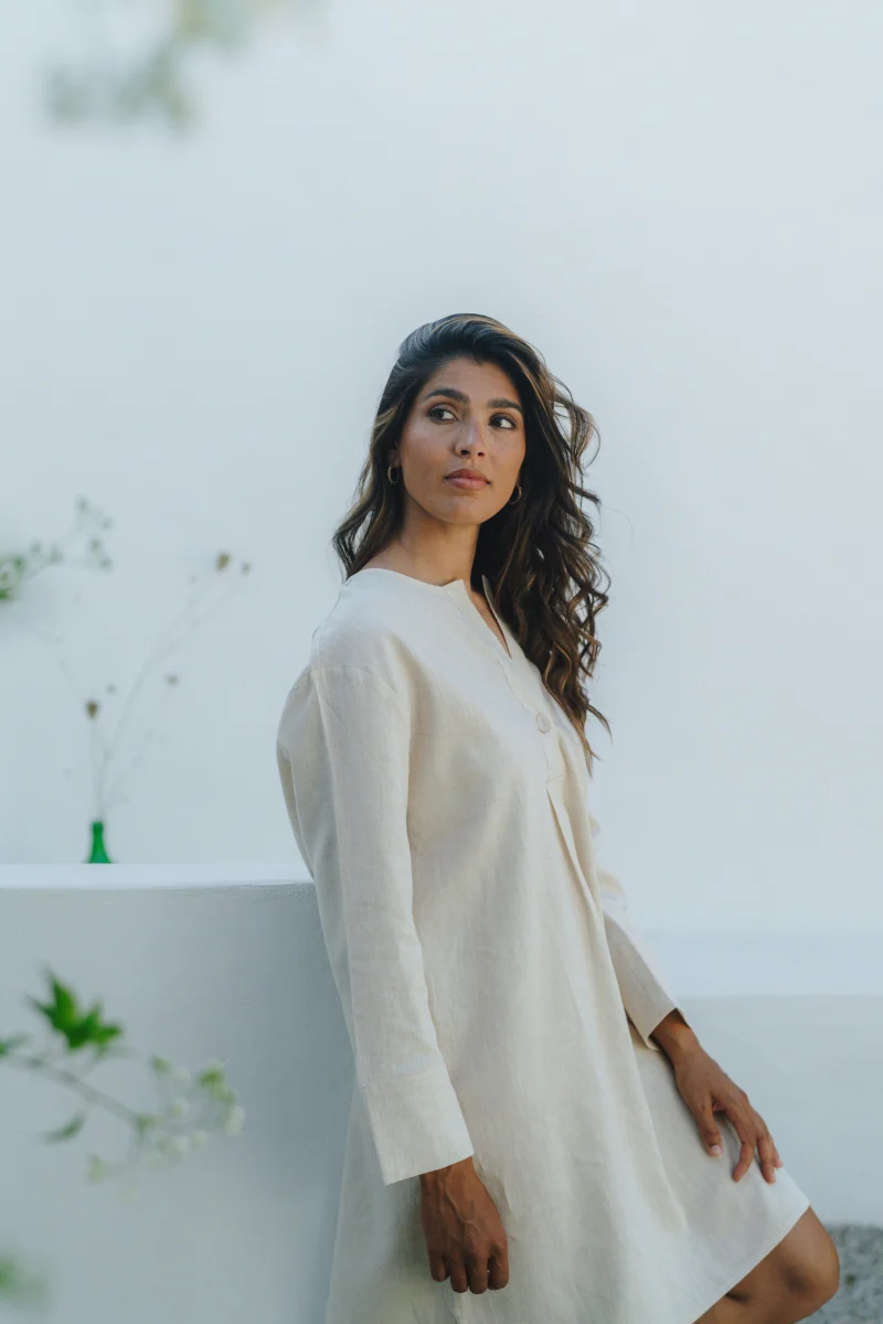 Alice et Maman Dames Hervee Dress Sand - Afbeelding 3
